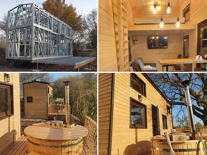 Steel structure tiny houses