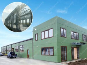 Unic Rotarex® industrial buildings with steel structure
