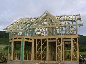 Timber frame houses